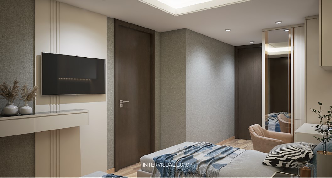 Interior Rumah Mewah 2 Lantai Penggabungan Gaya Klasik dan Modern