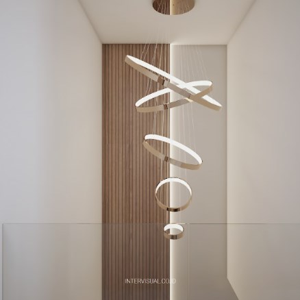 Dinding Ruang Tamu Mewah yang Menyala dalam Elegansi Tertata