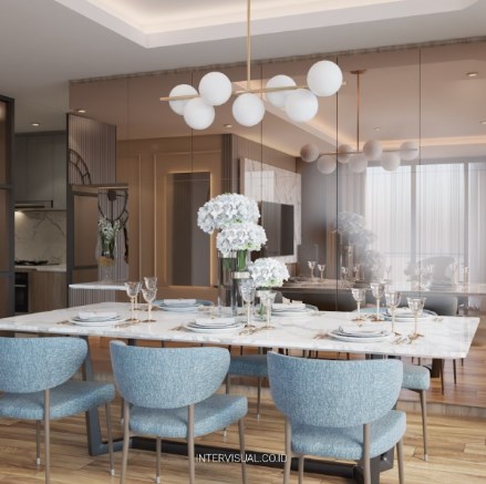 Desain Rumah Mewah Penggabungan Gaya Modern Sentuhan Klasik Menyempurnakan Ruang