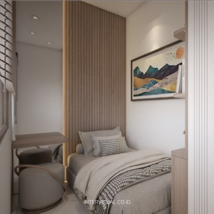 Desain Interior Apartemen 1 Bedroom