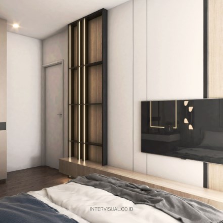 Desain Interior Apartemen Studio Minimalis