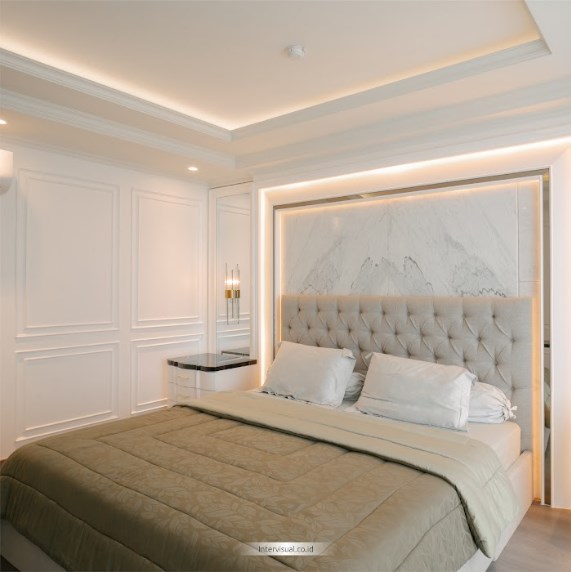 Konsep Modern untuk Interior Kamar Tidur di St Moritz