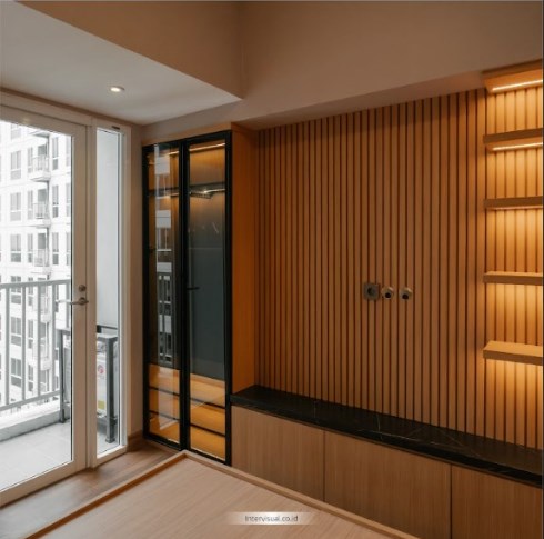 Desain Interior Apartemen Tokyo Riverside Pik 2 Dengan Gaya Kontemporer