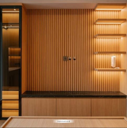 Dekorasi Apartemen Tokyo Riverside Dengan Hiasan Dinding Artistik