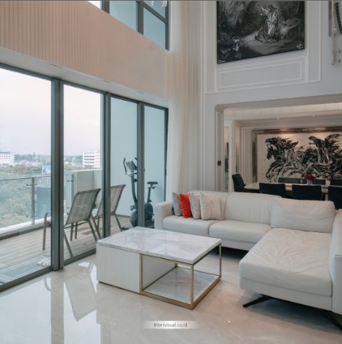 Desain Interior Apartemen Dengan Ruang Tamu Minimalis