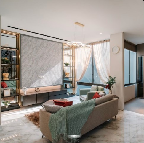 Desain Interior Ruang Tamu 3x3 Minimalis Hunian Modern