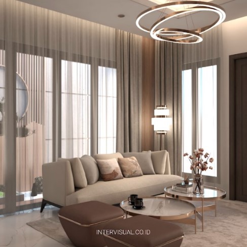 Desain Interior Rumah Kecil Furnitur Multifungsi