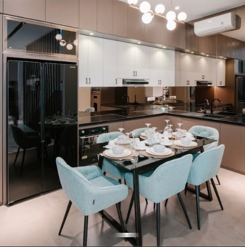 Interior Dapur Mewah Tampilan Lebih Estetik