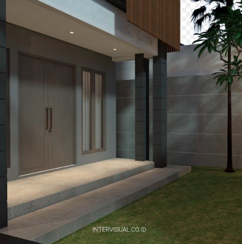 Interior Depan Rumah Minimalis Konsultasi Desain