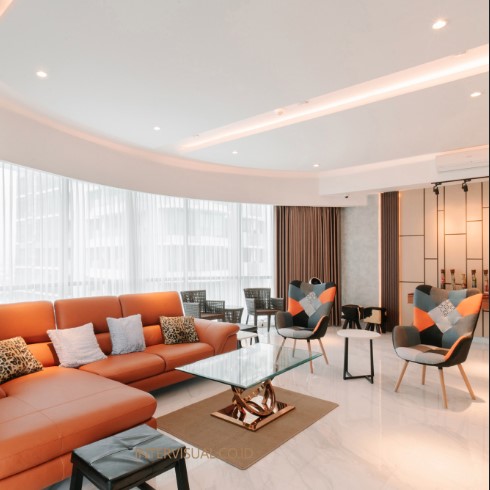 Interior Ruang Keluarga Minimalis Modern Hunian Mewah