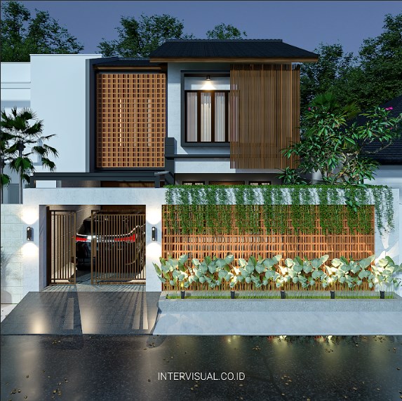 Kontraktor Rumah Mewah Tampak Depan